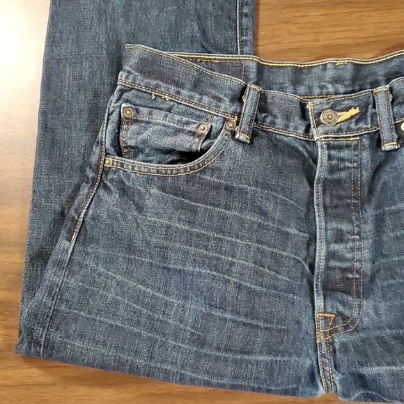 Men's Levi's 501‎ Buttonfly Straight Jeans 34 x 34 - Picture 2 of 15